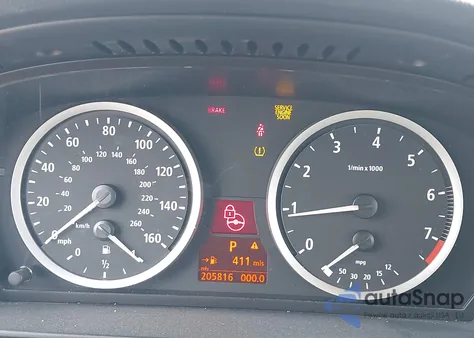 2007 BMW 525I from USA, damaged, VIN WBANE53527CW66701